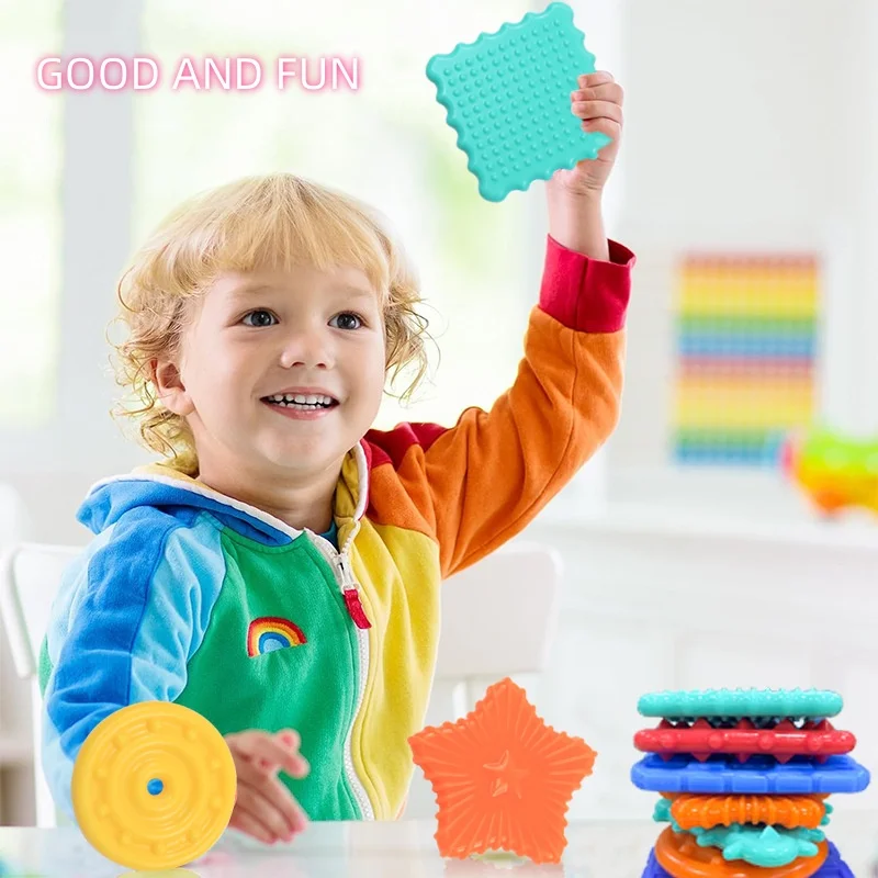 Customizable Super Soft Textured Sensory Fidget Toy for Autistic Children Special Needs Stress Calming Toys for Kids