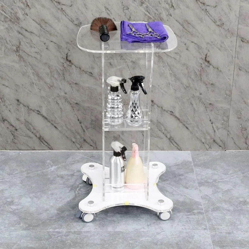 Wholesale Salon Station Aesthetic carts Ems Slimming Equipment trolley Cart White Portable laser machine esthetic trolley cart