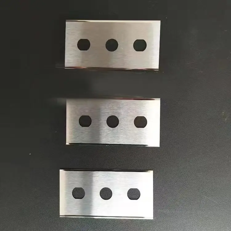 Three Holes Carbon Steel Blade For Cutting Wrapping Film