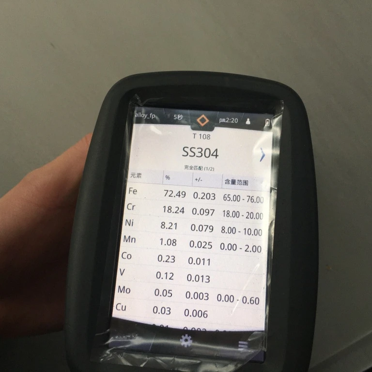 304 нержавеющая панель инспекции в Wuxi Shandong | Проверка качества металлических изделий | Служба контроля качества SS304