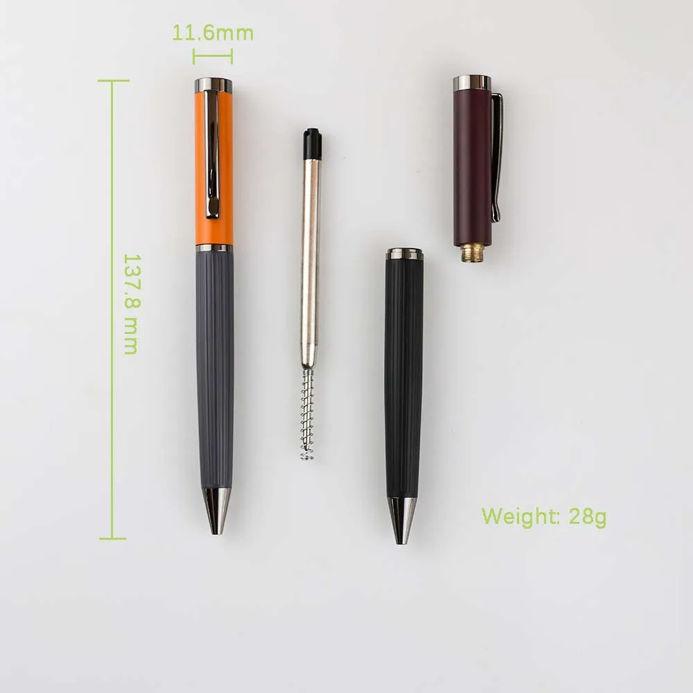 GemFully marketing stationery morandi pen new 2023 luxury metal pen with engraved logo