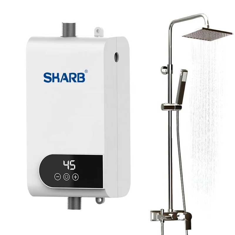Automatic Thermostat Electric Hot Water heater Tankless Shower Heater