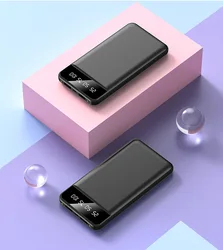 2022 custom outdoor	portable original 18650 lifepo4 small 5v 2a super capacitor usb power bank fast 20000mah