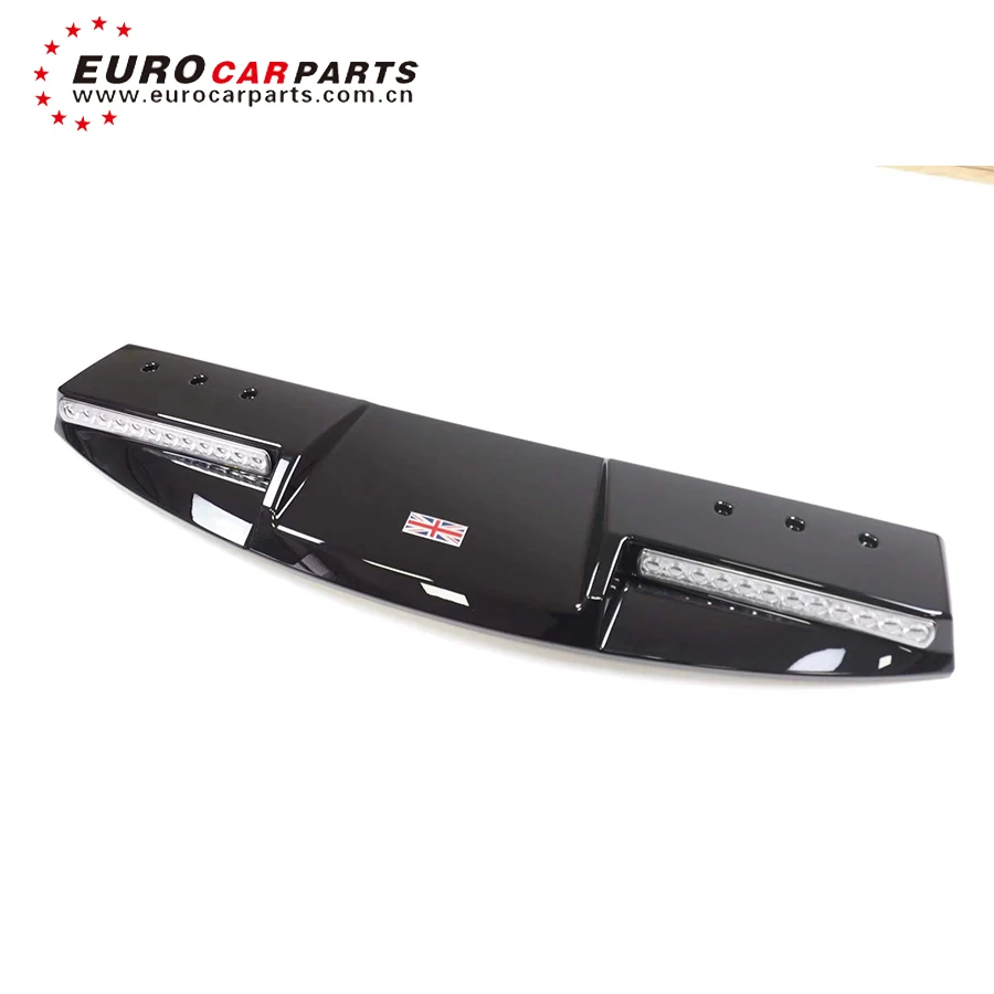 Auto Car Accessories Gloss Black Front Roof Wing Spoiler Trunk With Led Light For RR