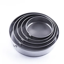 6 Pack Flour Sifter Stainless Steel Fine Mesh Strainers Flour Sieve 40 Mesh Round Sifter for Baking Cake Bread with hanging ring