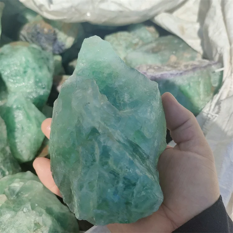 Wholesale Raw Rough Purple Fluorite Stones Quartz Crystal Specimens natural crystal stone rough jade