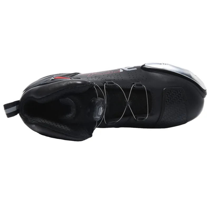 ARCX Motorcycle Shoes Moto Motorbike Ankle Stainless Steel Slider Anti-Skip Reflective Speed Riding Auto Racing Wear Boots