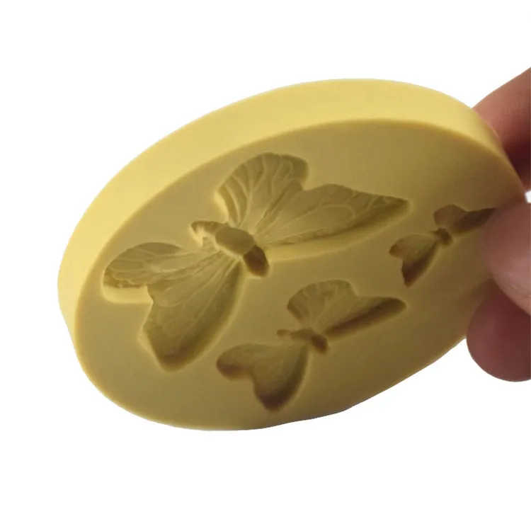 Christmas butterfly shape cookie molds silicone fondant mold