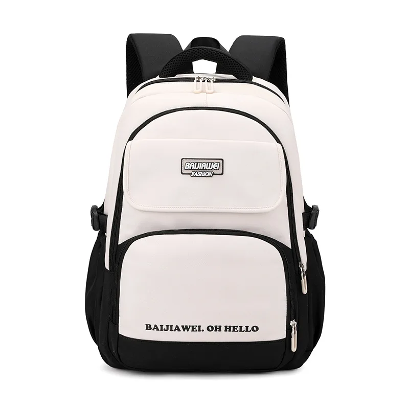 2024 New Fashion simple student school bag High quality backpack for middle and high school