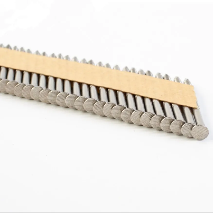 34 degree clipped D head paper strip nails collated framing nails