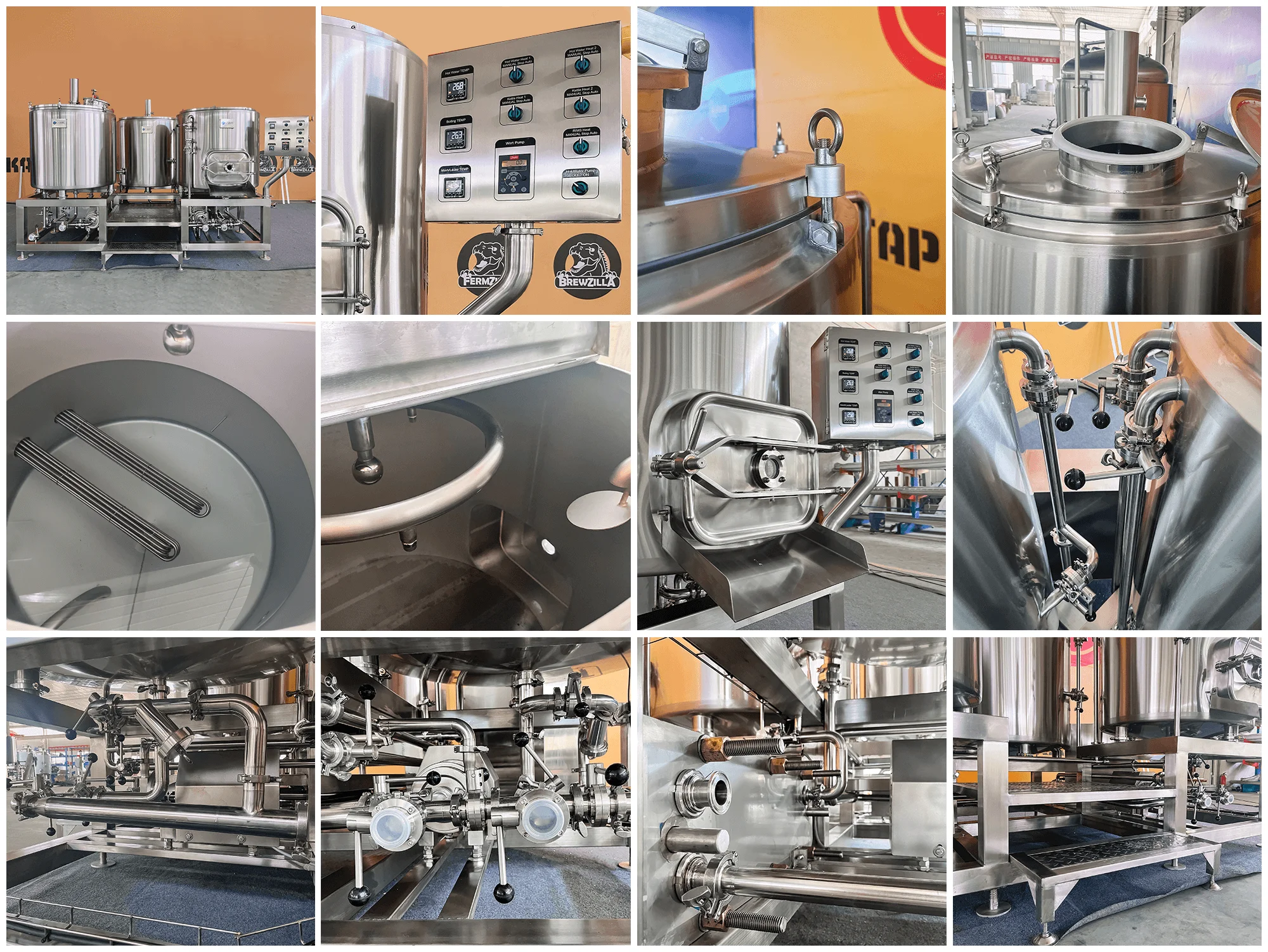 400L Home Beer Brewing Equipment Hotels Brewhouse System For beer brewery Beerpub