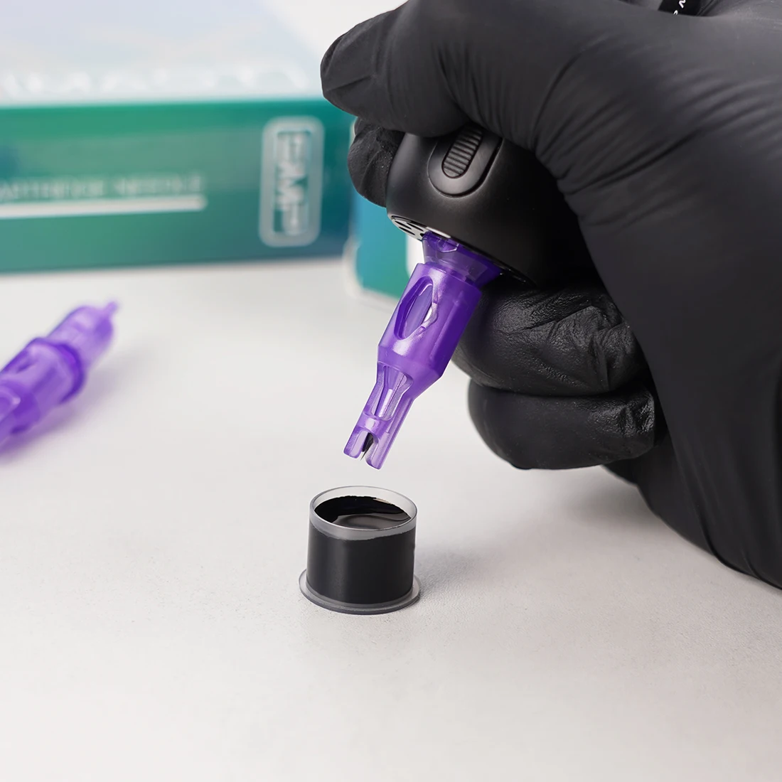 Mast Max private label Permanent Makeup Eyebrow Lips Tattoo Cartridge Smp Needle Silicone Membrane Tattoo Needle Cartridges