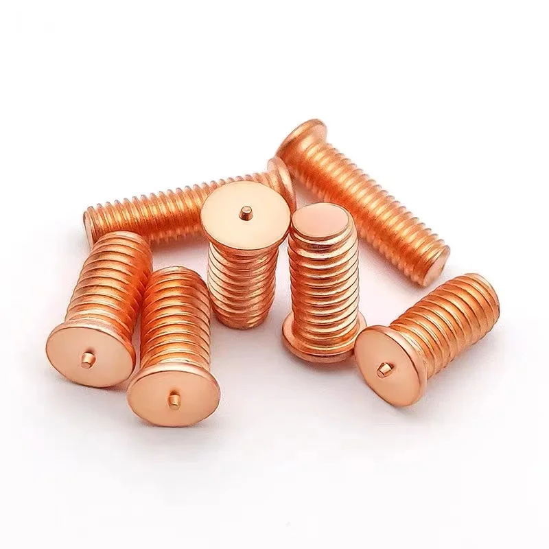 304 welding studs, copper plating, welding point screws,