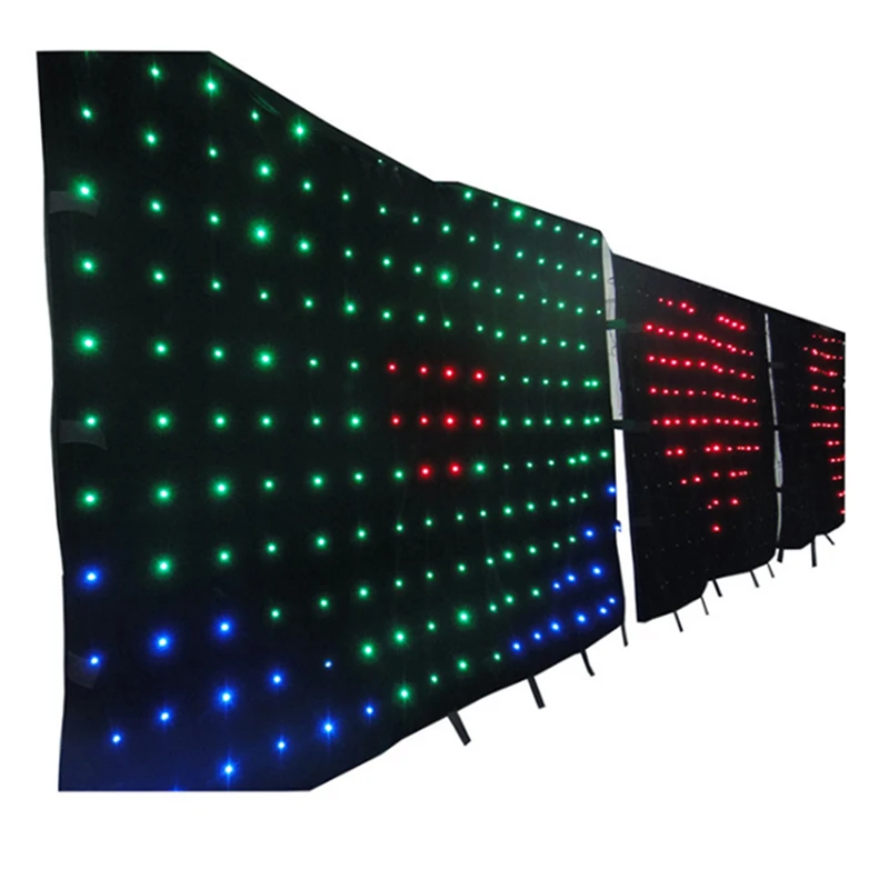 Dragonstage event party Hot New Products Led Star Curtain Led Video Curtain Led Curtains For Stage Backdrops