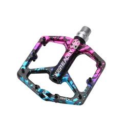 KEREACHY wholesale custom multi-color mountain bike ultra light non-slip pedal aluminum alloy 3 bearing pedal bike accessories