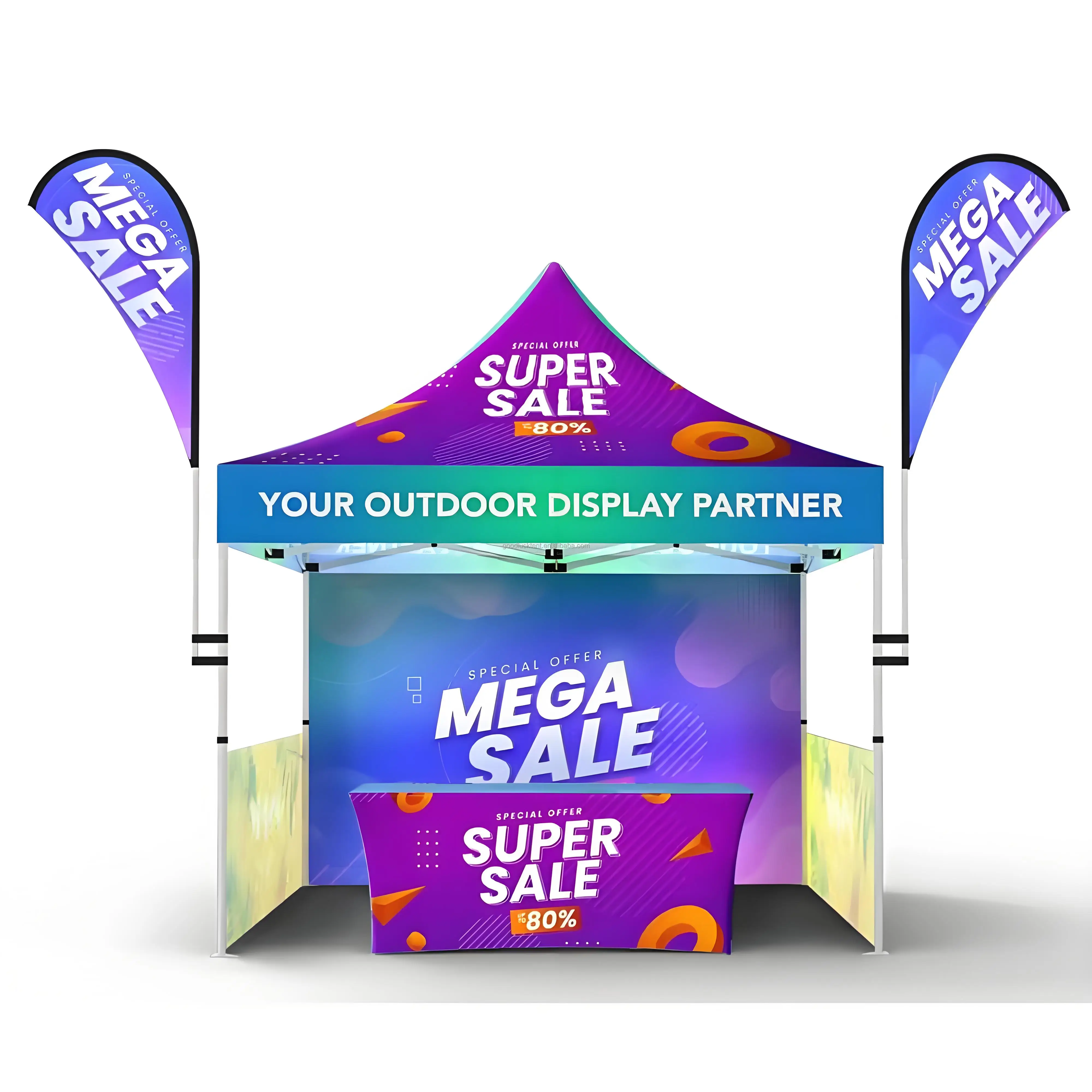 Goodluck easy folding tent pop up canopy tent 10x10 foldable canopy tent