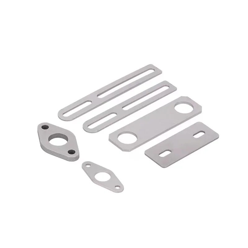 Custom Fast Automatic Sheet Metal Stamping Parts Silver Anodized 6061-T6 Aluminum Alloy Progressive Die Stamping Products