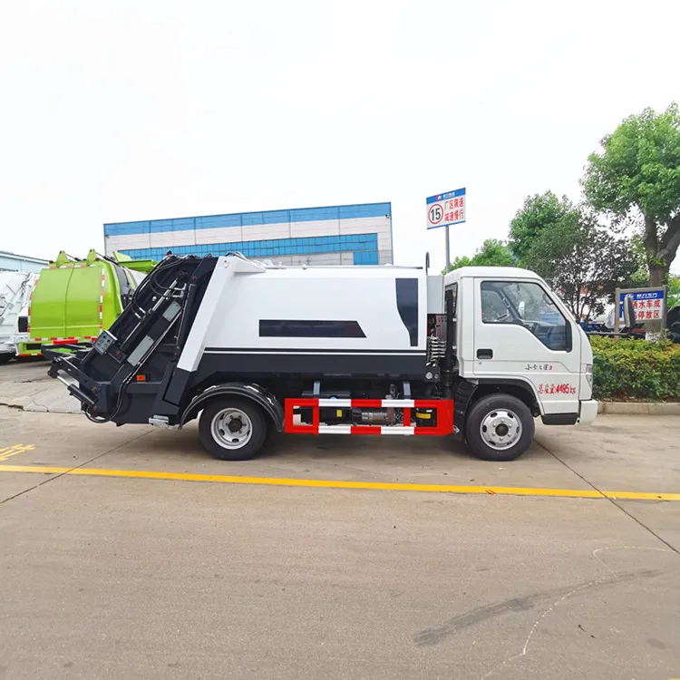 Foton 4x2 small garbage compressor tank volume 3000L garbage collection truck cheap price sanitation truck