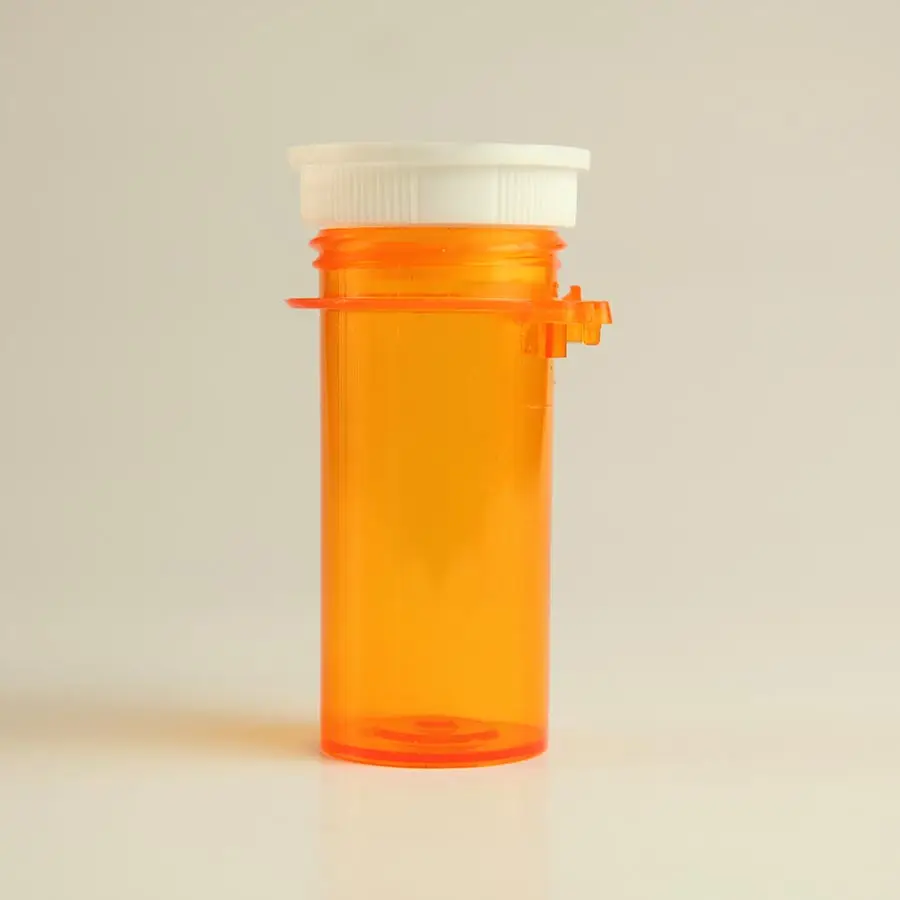 6DR 8DR 10DR 13DR 16DR 20DR 30DR 40DR 60DR Convertible Empty Plastic Vials with  Child Resistant Screw Cap