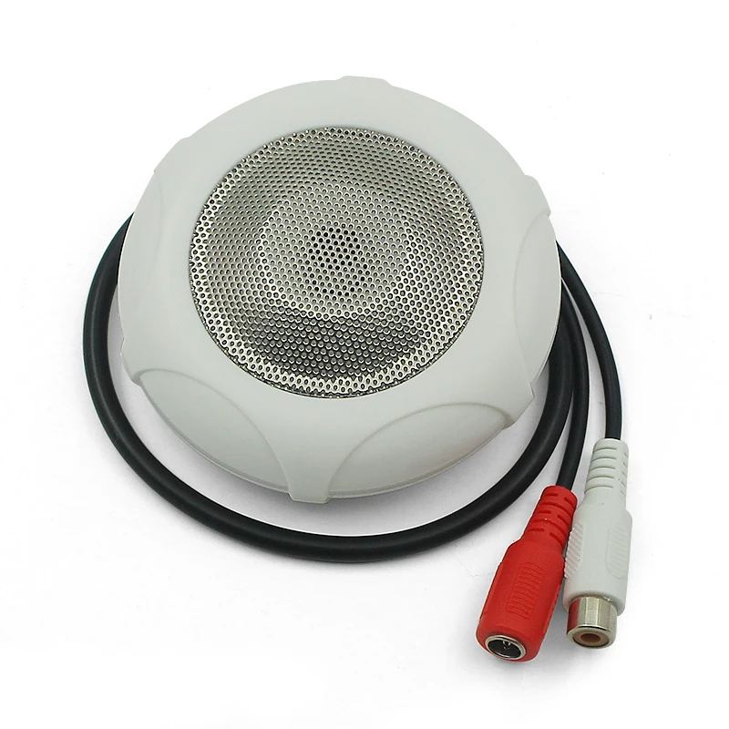 High Fidility Sensitivity Adjustable Cctv With Ce Fcc Rohs 2 Years Warranty Camera Accessories Mini Audio Quality Microphone