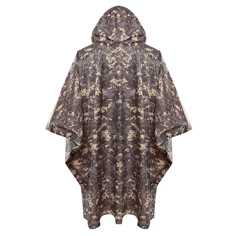 XINXING Outdoor Camping Hiking Hunting Waterproof Raincoat Men Tactical Arid Camouflage Water Resisting Poncho