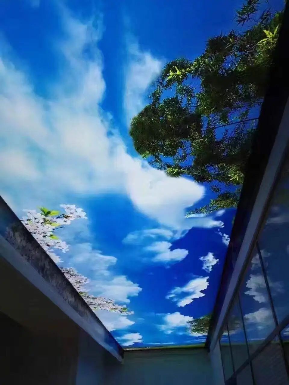 ZHIHAI Flowers Butterfly pvc ceiling and wall panel