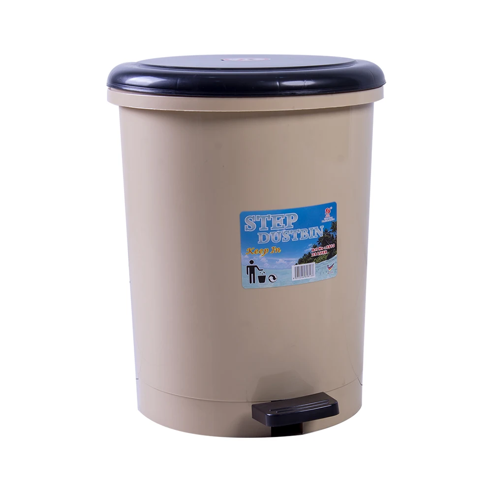 Preferred Leading HDPE Outdoor Waste Bin Simple Patterned Trash Can Pedal Reasonable Price Manufactured Top Plastic Bin Supplier