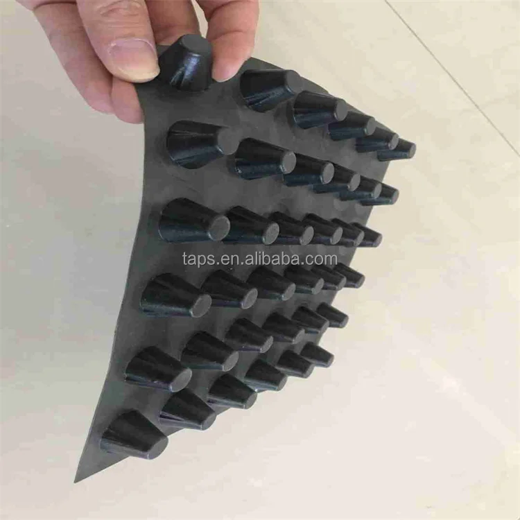 Plastic Dimpled Foundation Membrane/ Dimple Waterproof HDPE Drain Board