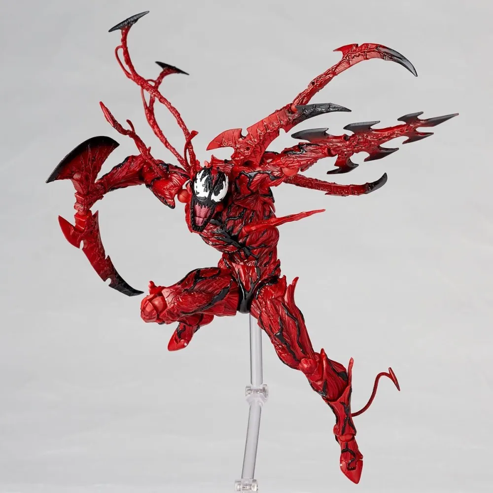 Yamaguchi CARNAGE VENOM Red Action Figure toys Articulated Joints Moveable Vinyl Doll Collection Model