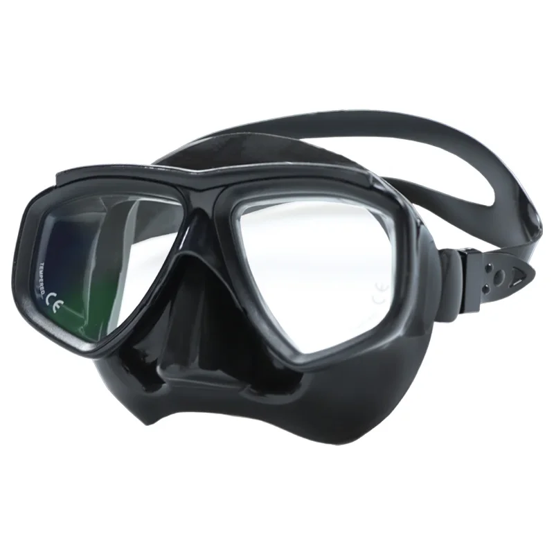 Adult Swim Mask M23-CF Spear Fish Mark Dive with Tempered Glass Lens and PC Frame adult spear fishing mask