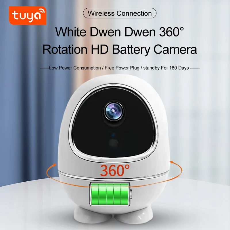 New Design Low Power P2P Rotate Wireless Wifi Battery Home Network Camera