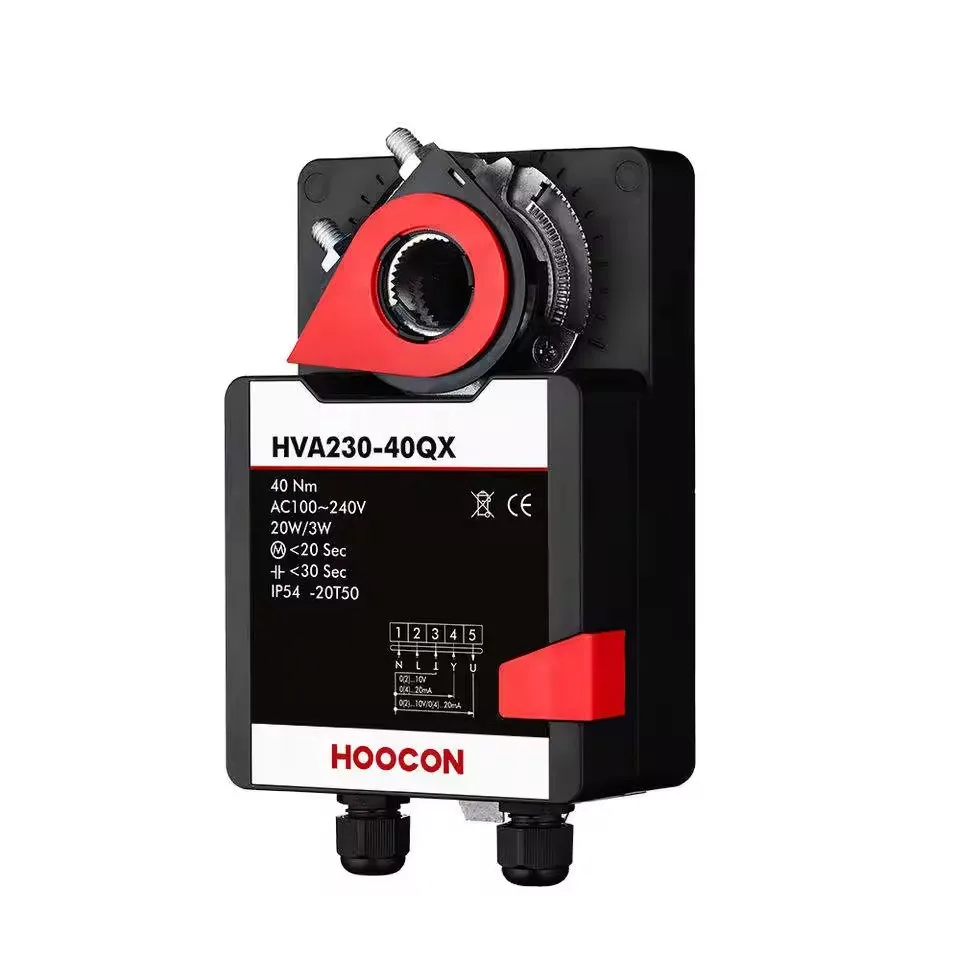 China Professional Manufacturer 230V AC Electric Fail-safe Damper 40NM Actuator