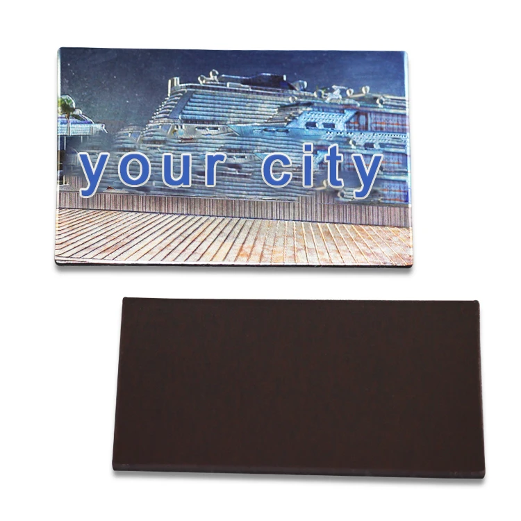 Custom Design Gift Souvenir Frankfrurt Fridge Magnet Difrint Cuntrees Foil Magnet For Fridge Germany