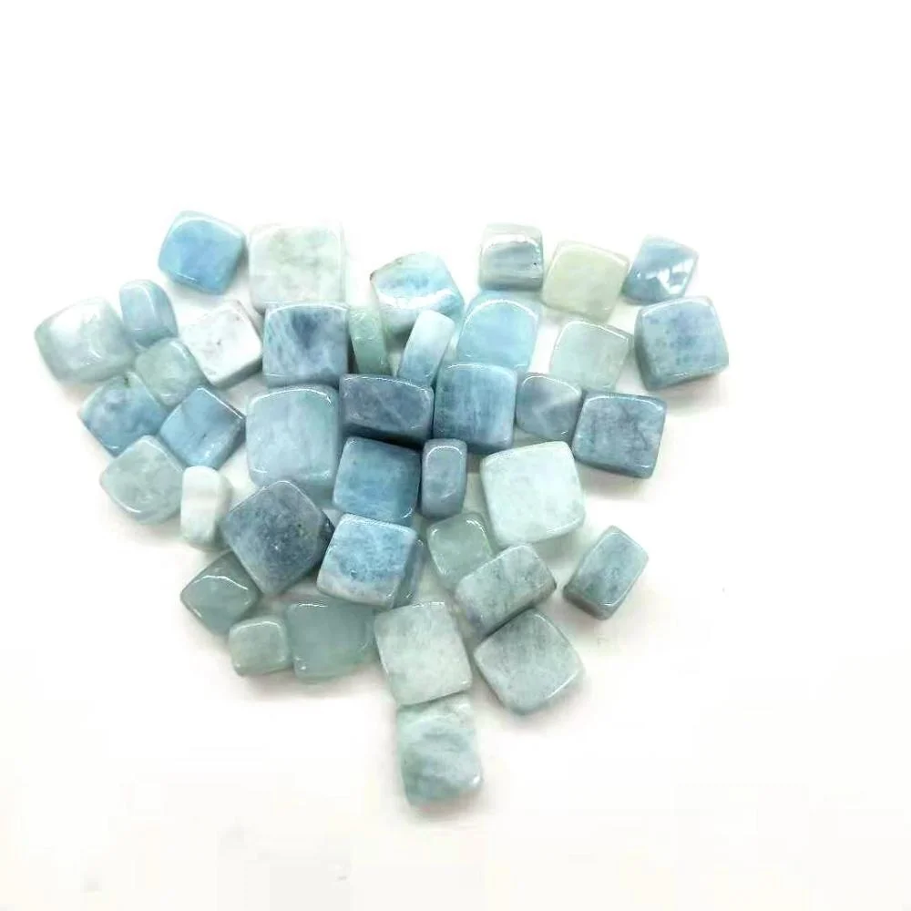 Natural Crystal Tumbled Stone Reiki Gemstone Blue Aquamarine Stone Healing Crystal For Decoration
