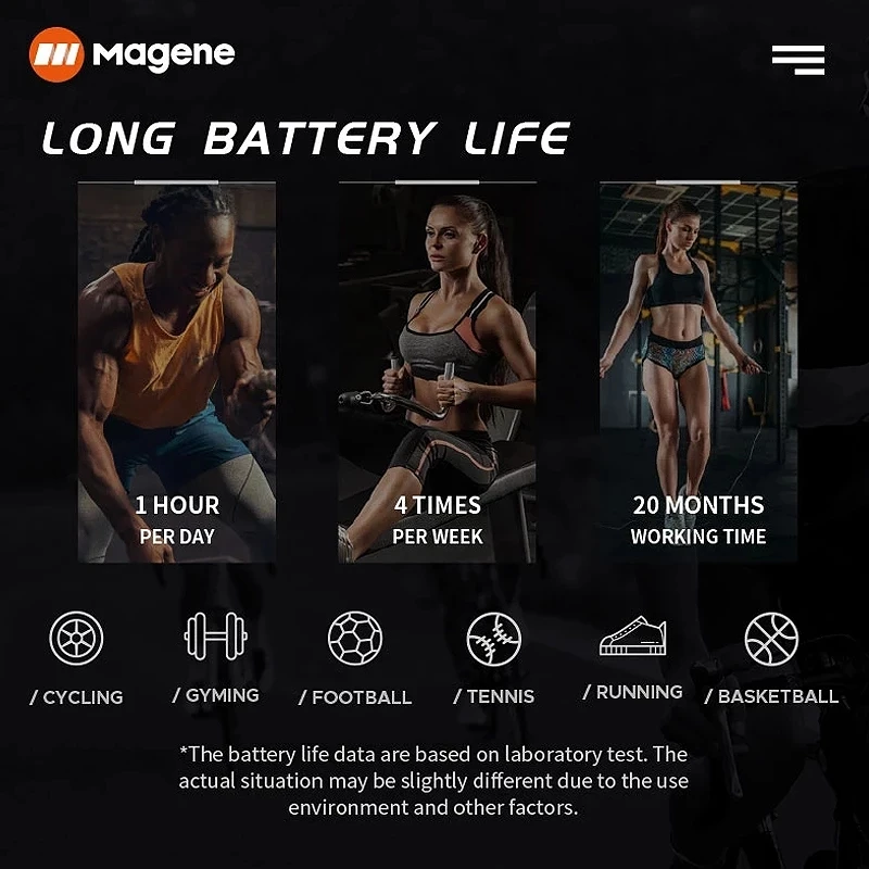 Часы Magene с пульсометром подходят для велокомпьютера GARMIN Bryton
