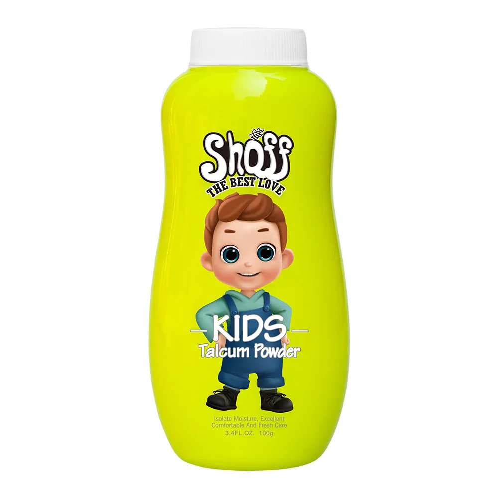 
Wholesale High Quality 100g Baby Powder OEM Accepted Free Sample Organic and Natural Talcum Powder After Bathing 