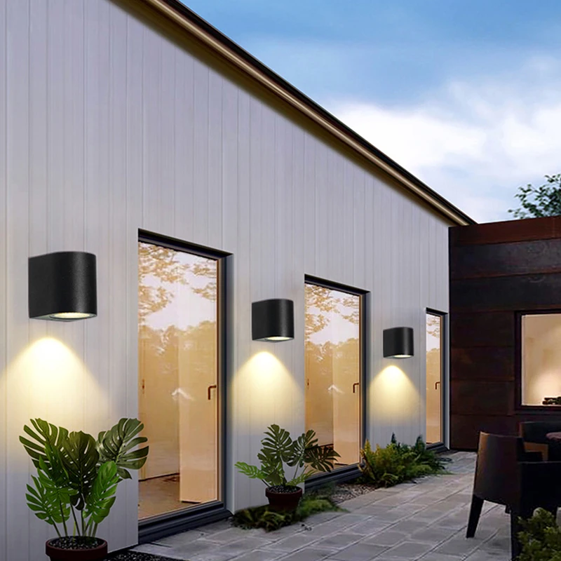 Wholesale Cheap Wall Lamp Outdoor Up And Down Motion Sensor Waterproof Wall Lamp