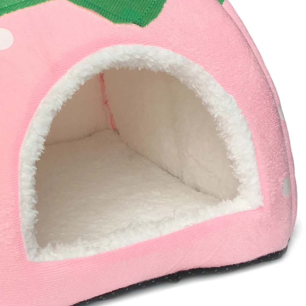 Non-slip Bottom Huts Pet Houses Furniture Ornament Hideout Bunk Bed Guinea Pigs Cage Accessories