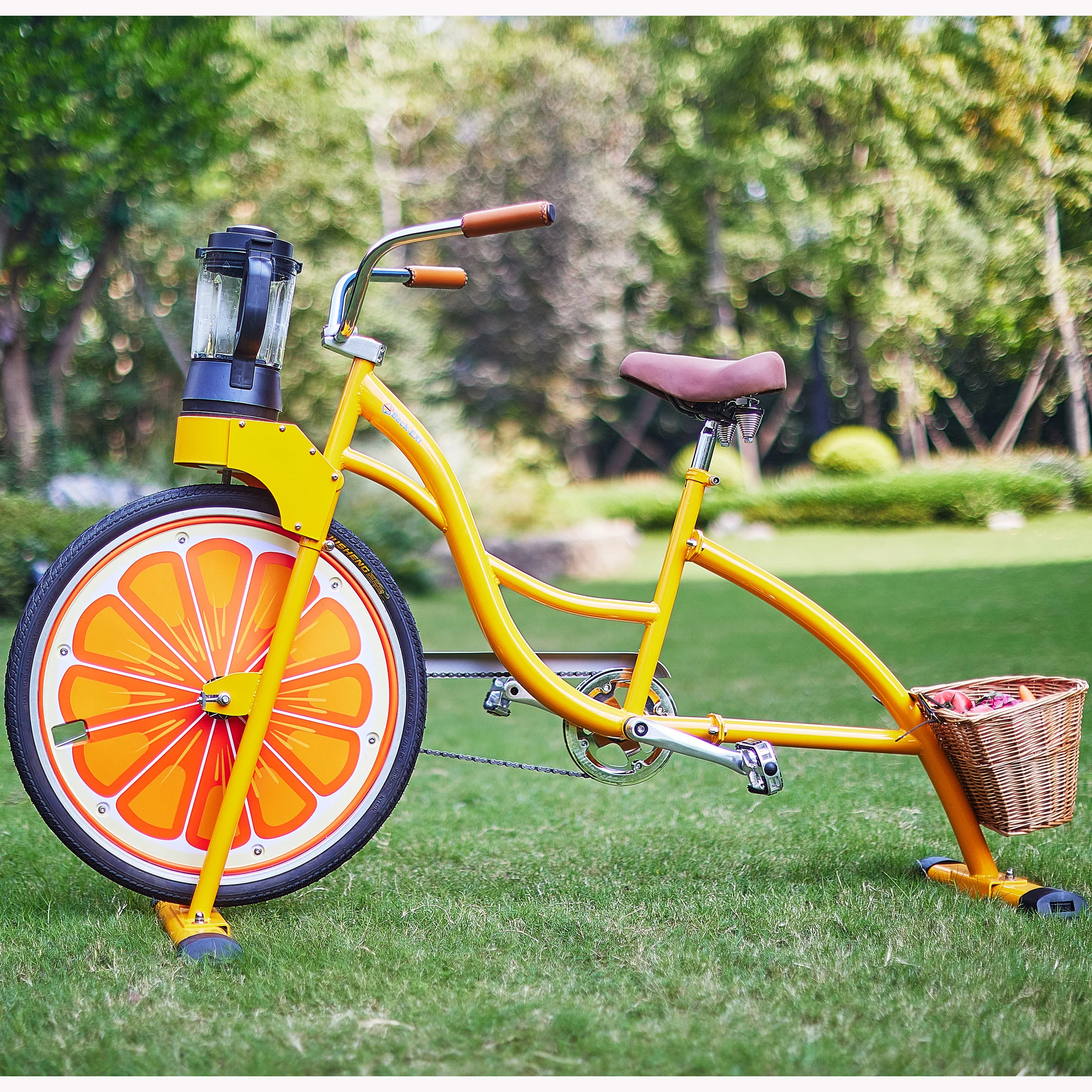 EXI new orange juice machine extractor for fruit and vegetable machine cruiser smoothies blender bike for entertainment party