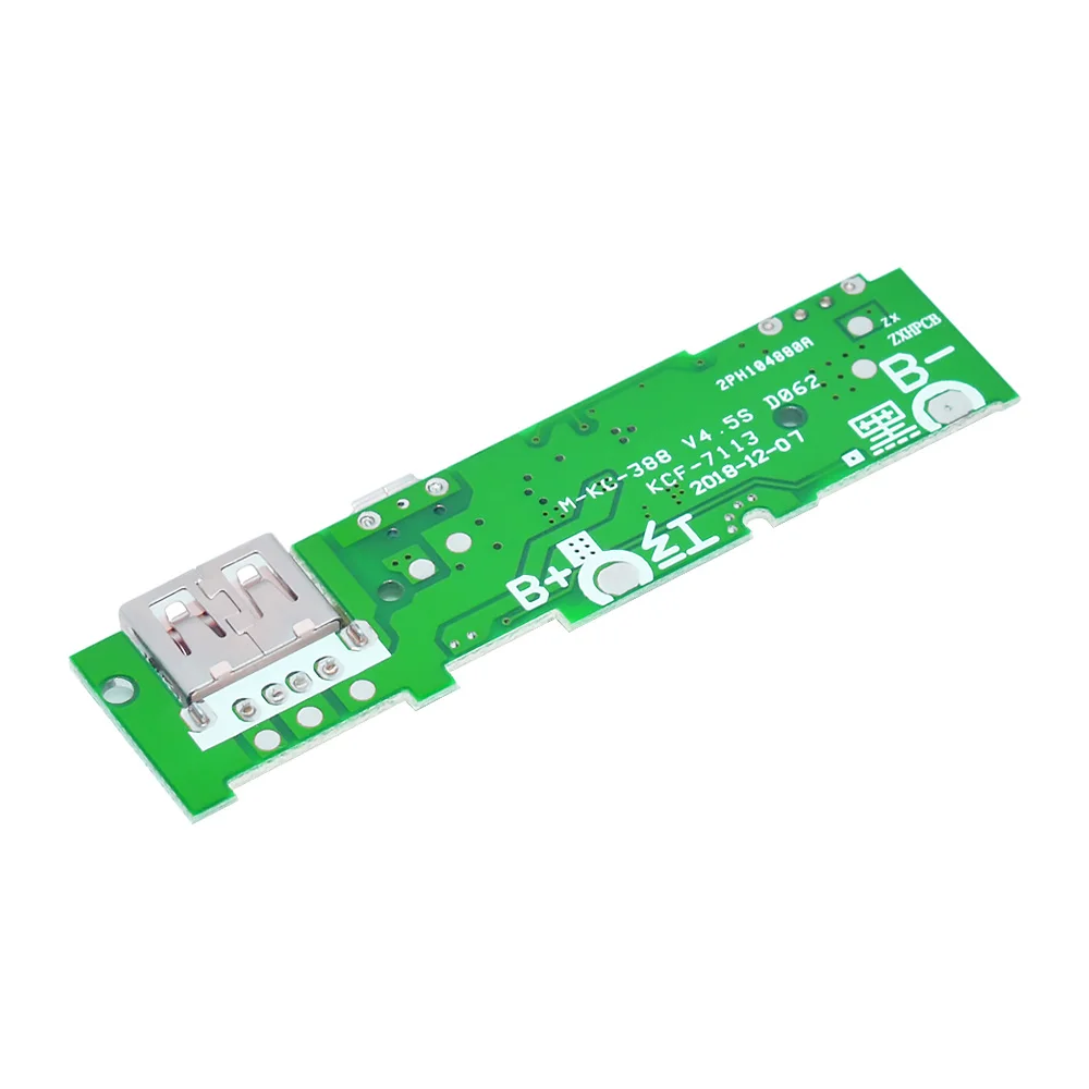 5V 2.1A/5V1A Power Bank Charger Charge Module Charging Circuit Board PCB Step Up Boost Power Module DIY Power Ban 18650 Battery