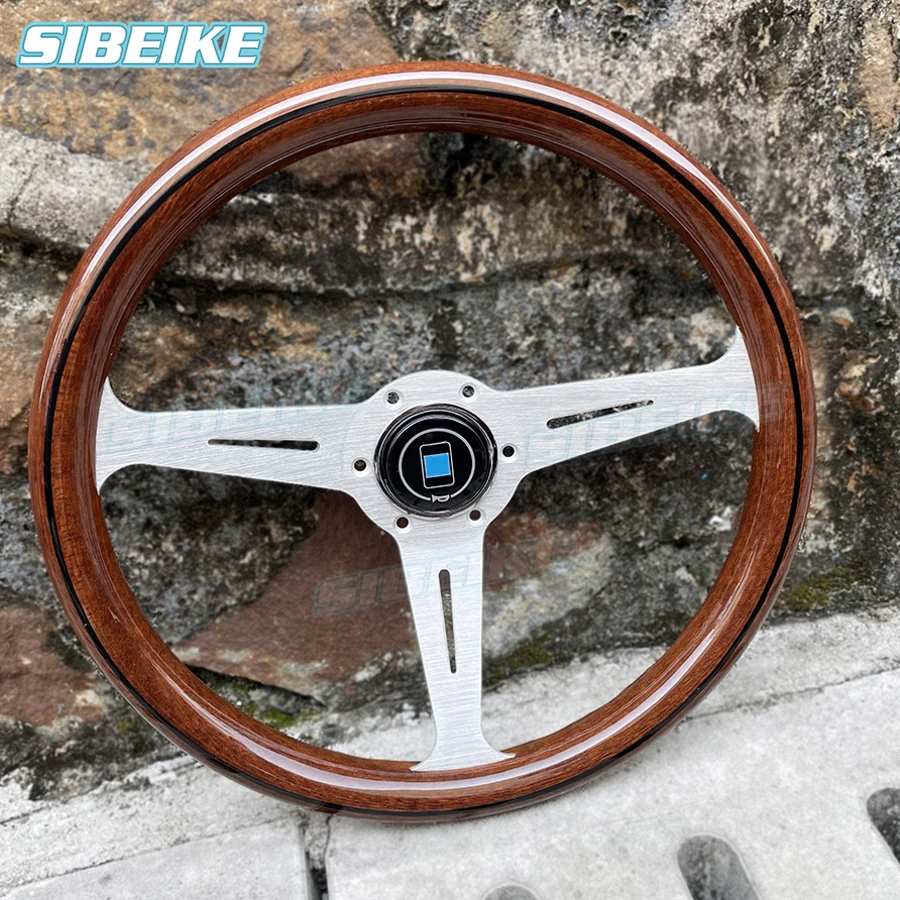 358mm Copy Wood Steering Wheel Retro Car 14inch Wooden Look Steering Wheel