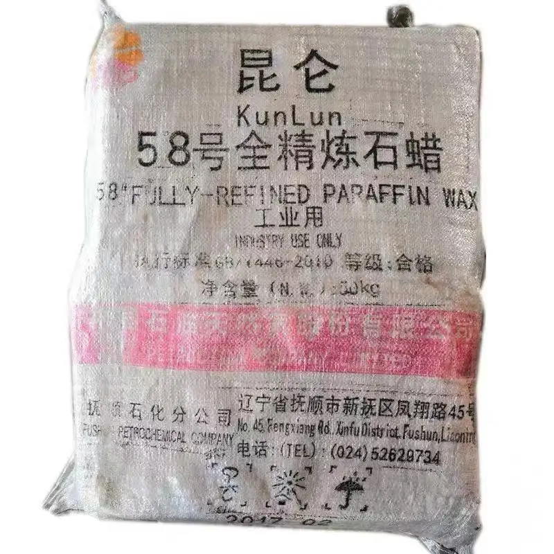 58/60 твердый воск марки kunlun для изготовления свечей, парафина, парафина для velas