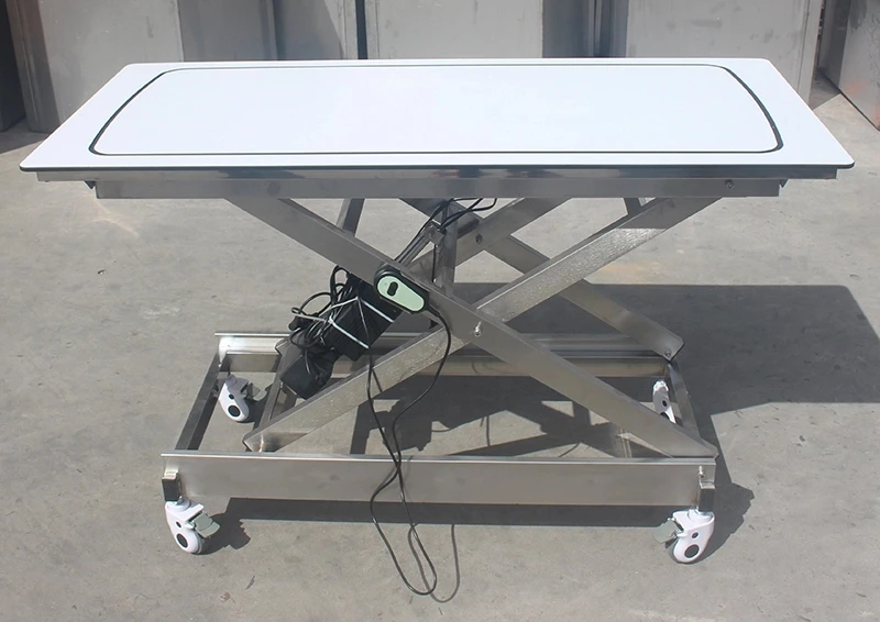 
Cheap Stainless Steel Electric Lifting foldable surgical Veterinary operating table for animals operation 