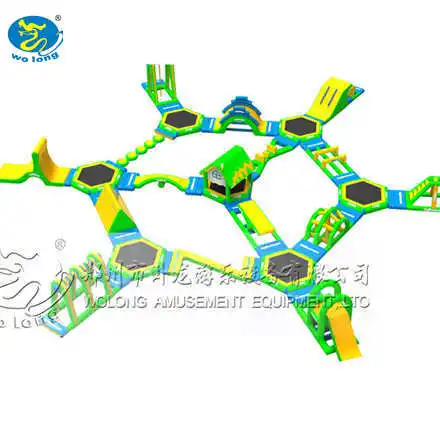 
Aqua pool floating inflatable water slide for kids and adults 