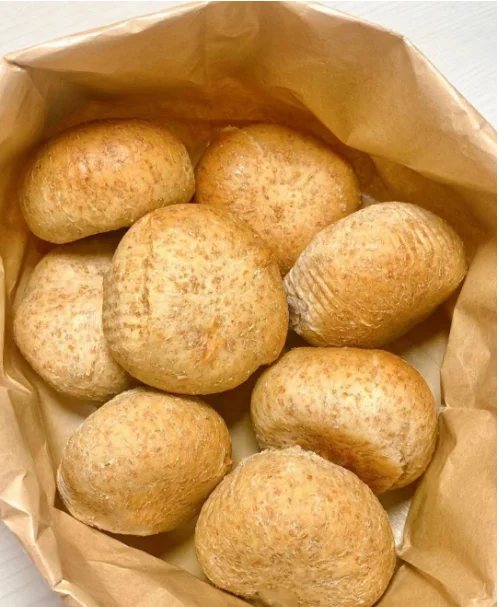 Whole-wheat Soft Bread With Mashed Taro And Meat Floss Breakfast Poi Meat Floss Bread Dense Meatloaf With Whole Wheat Taro Puree