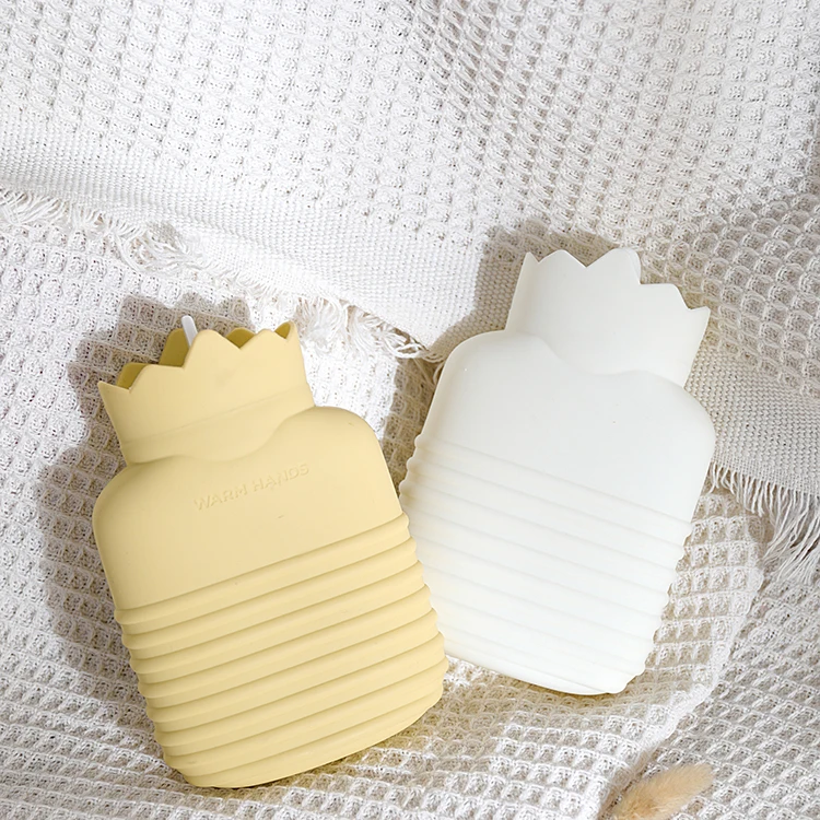 2021 г., популярный зимний Рождественский подарок Ins, силиконовый Квадратный бот-мешок для воды, подогреватель для рук с пушистой сумкой в виде кролика