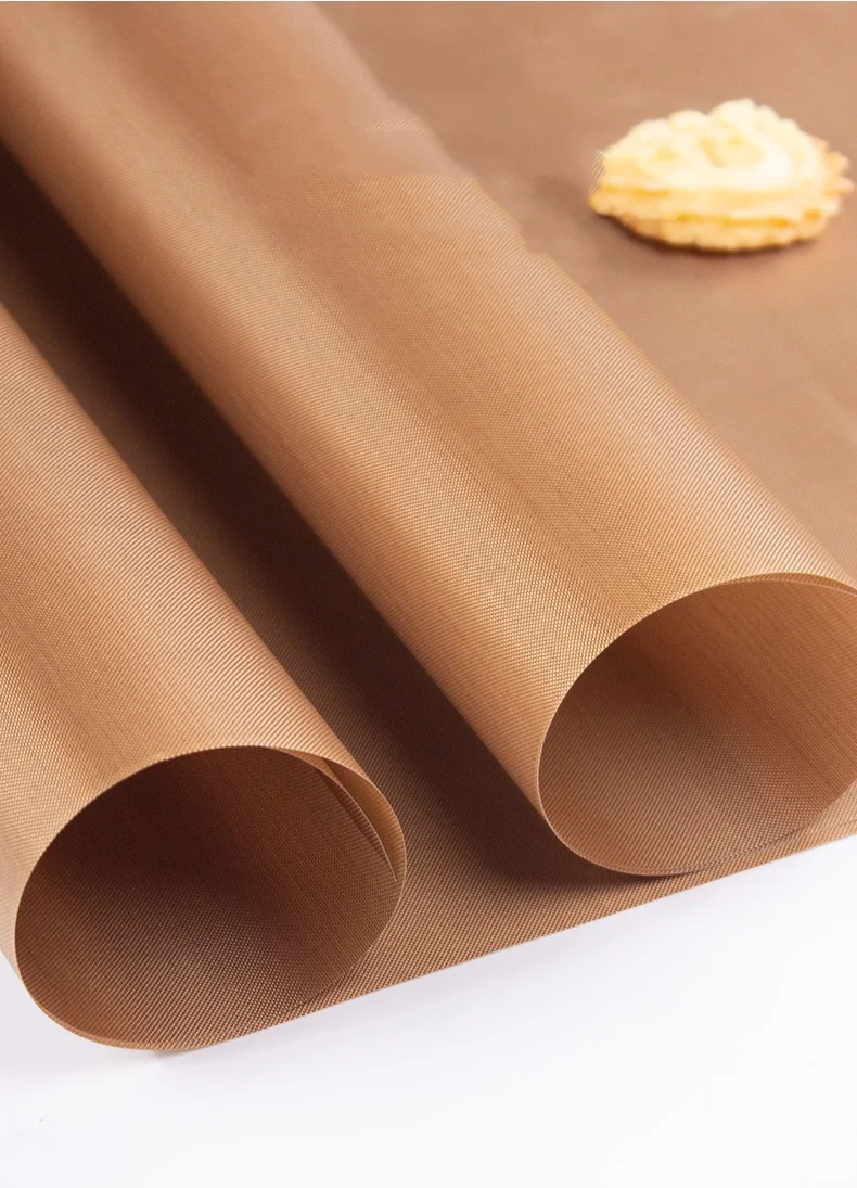 Wholesale Teflon coated fiberglass cloth Heat Resistant Oil Paper Non-stick Baking Tray Liner Cake Pads Pastry Oven Liner
