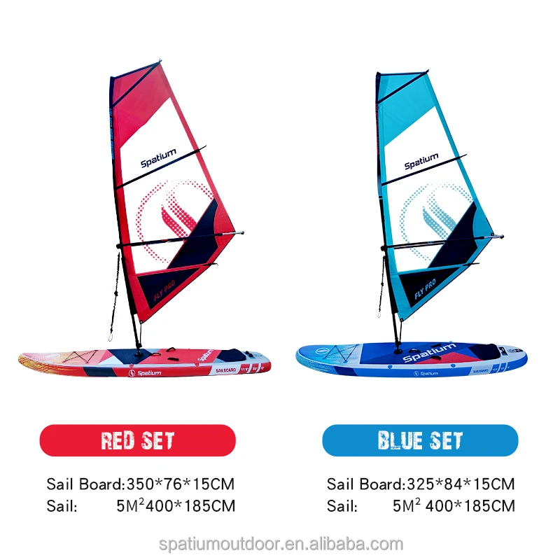Spatium Professional Factory OEM Inflatable SUP Wind Sail Windsurfing Boards Customized size for sale