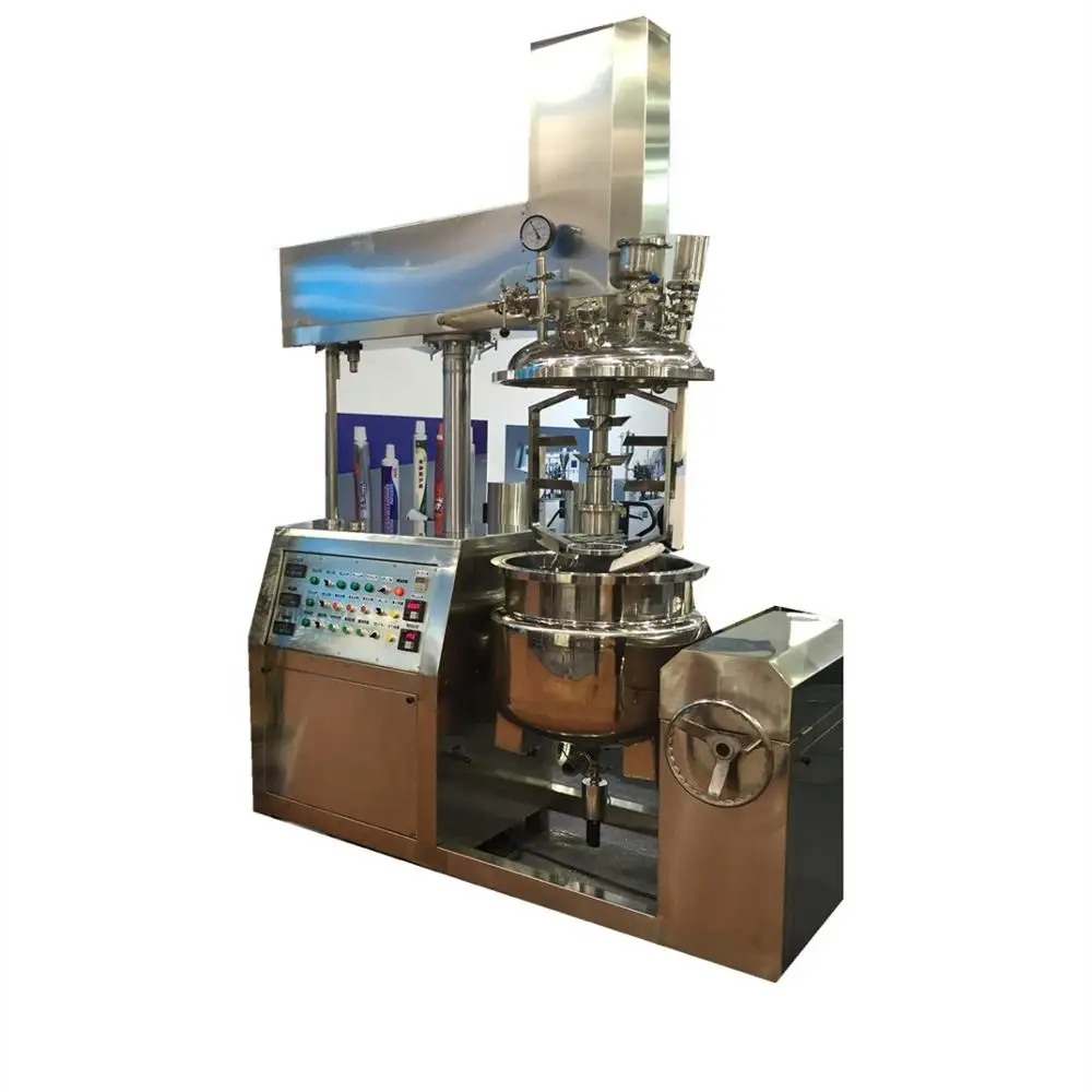 vacuum emulsifying homogenizer for cosmetics produce