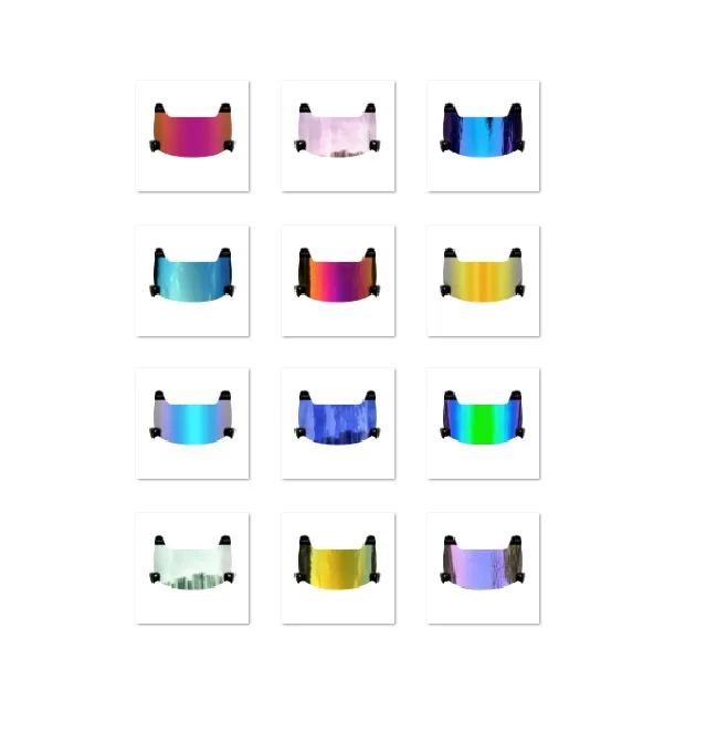 American Football Visors HD Adjustable Shield with Clips Windproof and Dustproof Custom Football Visor For Youth Kids